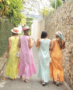 Vestido Salgunamu Laranja Marcela - comprar online