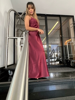 VESTIDO CETIM ANA - loja online