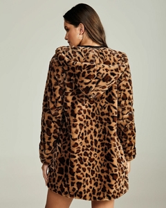 Casaco de Pelo Animal Print - Lamara Brand
