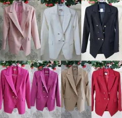 Blazer com Botões Bege na internet