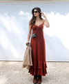 Vestido Ellie Babado na Barra