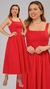 VESTIDO MIDI C\ LASTEX - Ellegant Moda