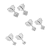 PROMO 3 PARES DE AROS PAGAS 2 / 925 + CUBIC - comprar online