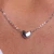 Conjunto Corazon con cadena incorporada PL.925 (Cod.10)