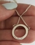 Arandela con cadena incorporada / Plata 925 / Cod.17 en internet