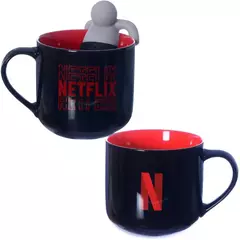 Caneca Com Infusor de chá - Netflix