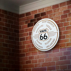 Quadro Route 66 Branco - comprar online