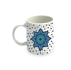 Caneca - Mandala Azul na internet