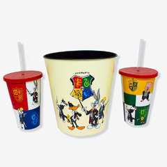 Almofada Porta Pipoca Dupla - Harry Potter WB 100 Anos 10065068 na internet