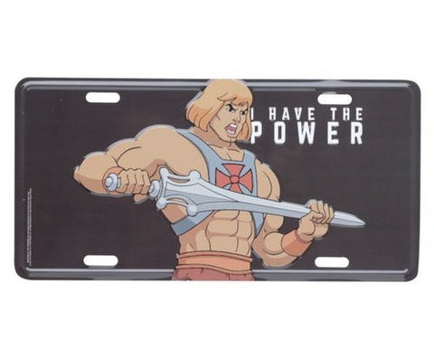Placa Carro He Man