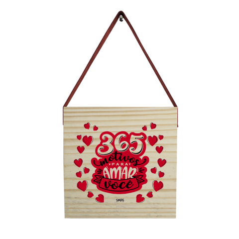Quadro Decorativo Quadrado - Motivos Para Amar