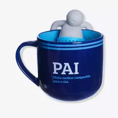 Caneca com Infusor Pai Moderno - Zonacriativa na internet