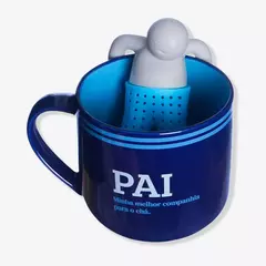 Caneca com Infusor Pai Moderno - Zonacriativa