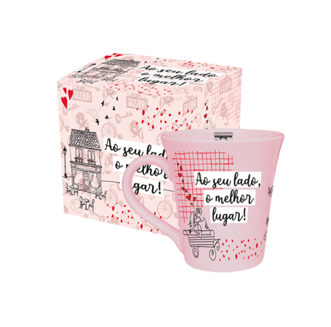 Caneca Tulipa Rosa - Melhor Lugar - 10066