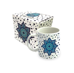 Caneca - Mandala Azul - comprar online