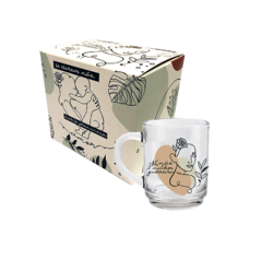 Caneca Lisa de Vidro - Mãe Amor