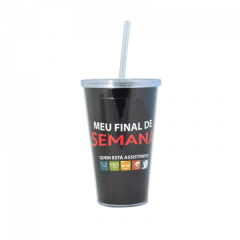 Copo Canudo 500ml - Netflix - comprar online