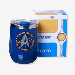 Copo Viagem 400ml Space Star Treck