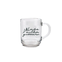Caneca Lisa de Vidro - Mãe Amor na internet