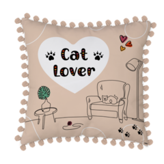 Capa de Almofada Grande - Lar Gato - Pet Friends - 10207 - comprar online