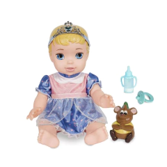 Boneca Princesa Baby Cinderela com Pet e Mamadeira 6421 na internet