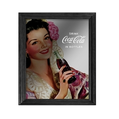 Quadro Coca-Cola Brunette Lady