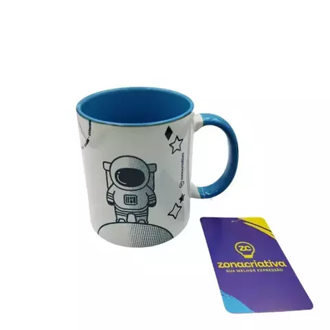 Caneca Pop 350ML Astronauta - Preciso De Um Espaço