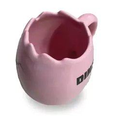 Caneca Formato Ovo de Dinossauro Rosa na internet