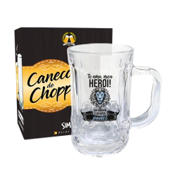 CANECO DE CHOPP 340ML - PAI INSPIRAÇÃO - HERÓI