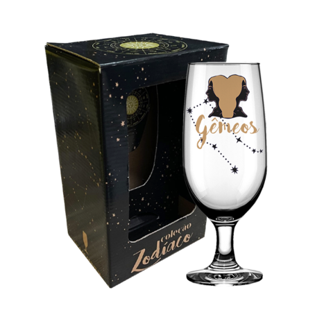 Taça de Cerveja 300ml - Zodíaco Gêmeos