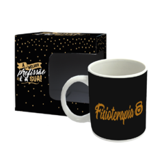 Caneca Gold Profissão Fisioterapia