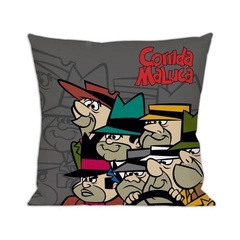 Capa Almofada 45x45 Veludo Corrida Maluca
