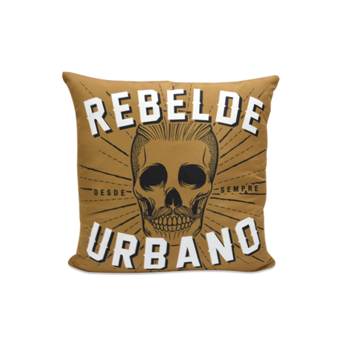 Capa Almofada 40x40 - Barber Shop Marrom