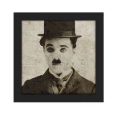 Quadro Retrô Charlie Chaplin