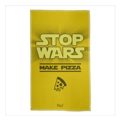 Pano de Cozinha Stop Wars Make Pizza