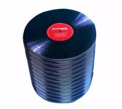 Pufe Redondo Vinil Discos na internet