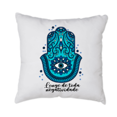 Capa Almofada - Mandala Azul