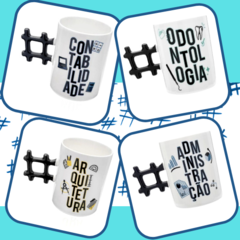 Caneca Hashtag Profissões - Vitrine Virtual - comprar online