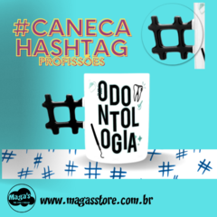 Caneca Hashtag Profissões - Vitrine Virtual
