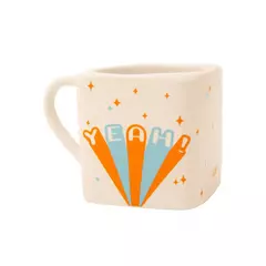 Caneca Quadrada Yeah Hora do Café 230ml By UATT na internet