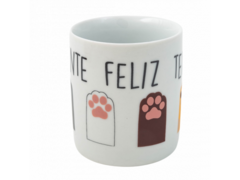 CANECA CILINDRICA - GENTE FELIZ TEM DOG - comprar online