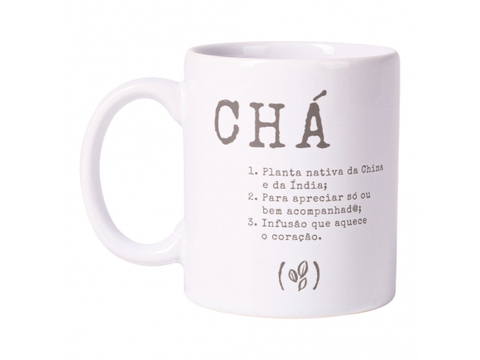 CANECA CILINDRICA 330ML - NATURALS CHÁ