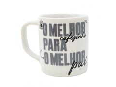 CANECA CILINDRICA COM COADOR - O MELHOR PAI CINZA na internet