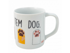 CANECA CILINDRICA - GENTE FELIZ TEM DOG - Maga's Store