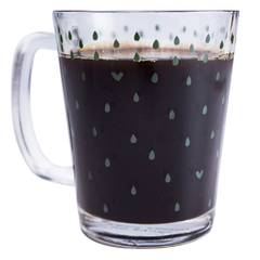 Caneca de Vidro Basic 310ml - Naturals Chuva de Coisas Boas 37616