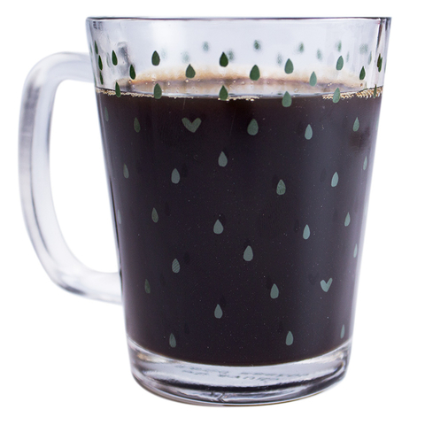 Caneca de Vidro Basic 310ml - Naturals Chuva de Coisas Boas 37616