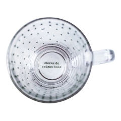 Caneca de Vidro Basic 310ml - Naturals Chuva de Coisas Boas 37616 - comprar online