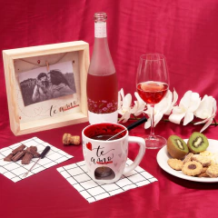 Caneca Fondue - Te Amo