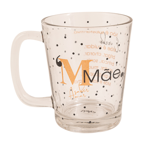 Caneca de Vidro Basic 310ml - Simples Mãe 37648