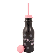 Mini Garrafa Canudo - Gatinha